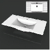 SMC Basin  FD-90E from SHAOXING COUNTY YASIGE SANITARY WARES CO.,LTD, SHANGHAI, CHINA